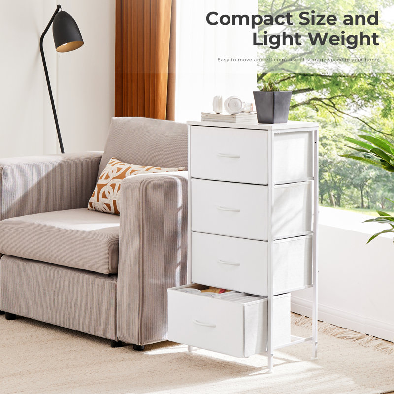 Latitude Run® Enegess 4 Drawer Storage Dresser Chest & Reviews | Wayfair